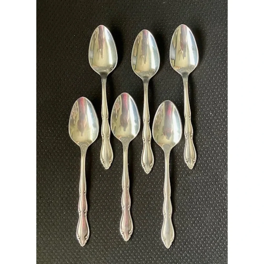6 Teaspoons 1847 Rogers Bros.‎ ANNIVERSARY Silverware International Stainless